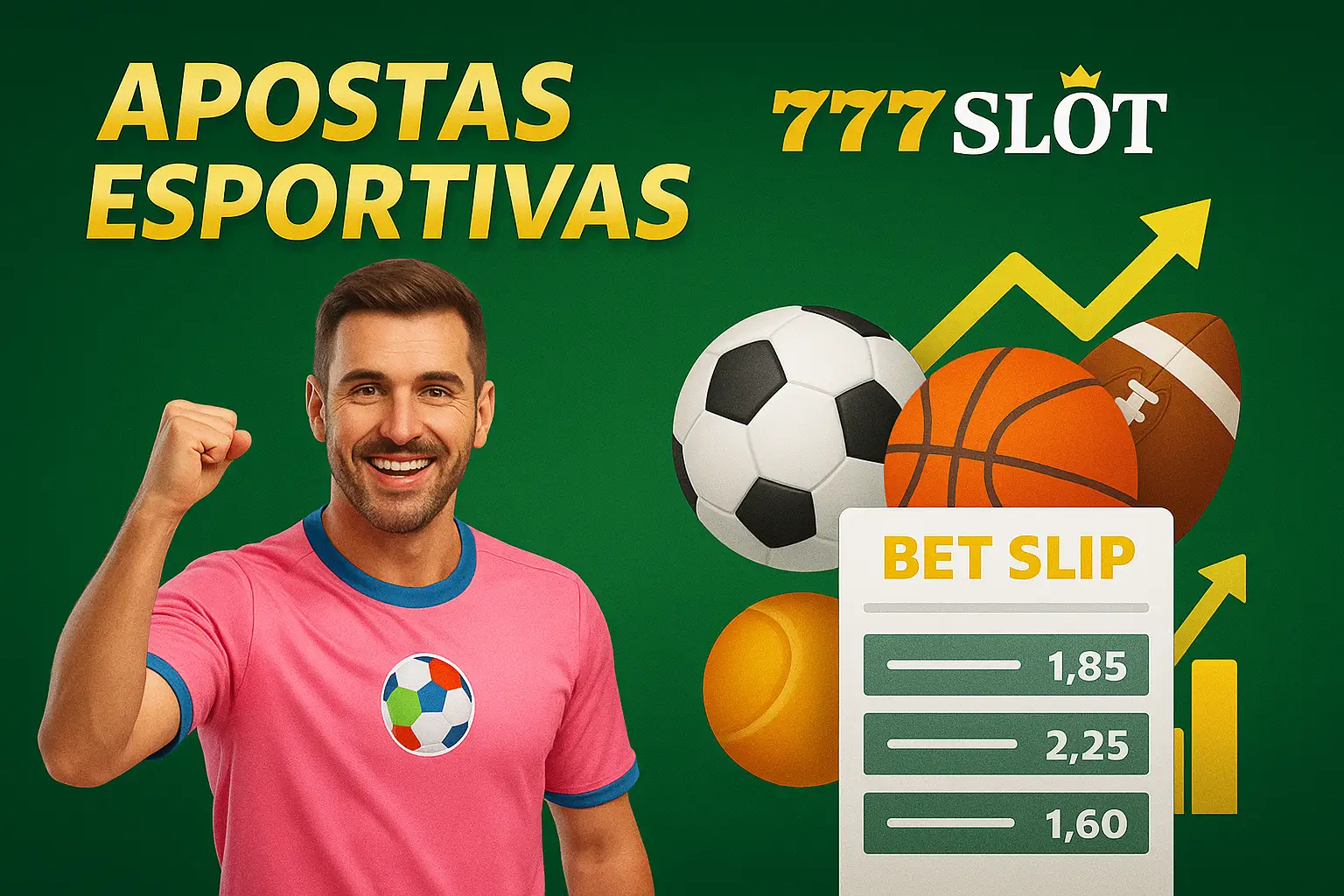 Aposte em apostas esportivas no cassino online 777SLOT